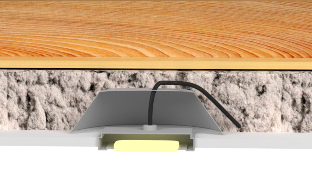 Schéma ochrany elektrorozvodu stropních svítidel. 